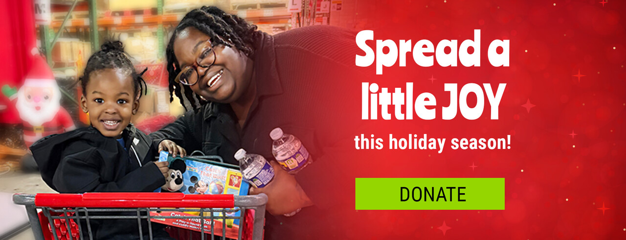 Spread a little joy this holiday season, Donate!